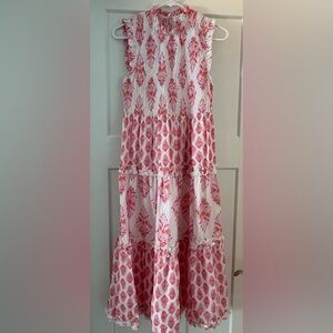 MudPie floral pink maxi